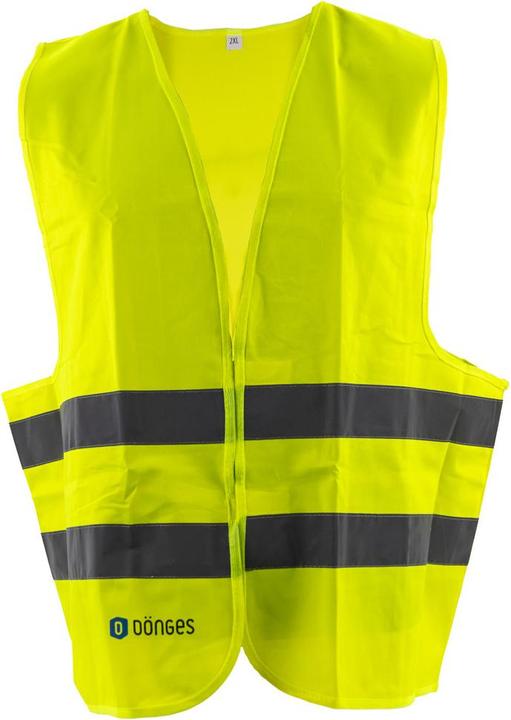 Dönges Gilet ad alta visibilità EN ISO 13688, EN ISO 20471, giallo fluorescente, senza stampa (Taglia unica)