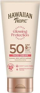 Hawaiian Tropic Glowing Protection (Sonnencreme Gesicht, SPF 50, 50 ml)