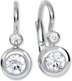 Brilio Silver - Silver earrings with crystals 436001 00330 04