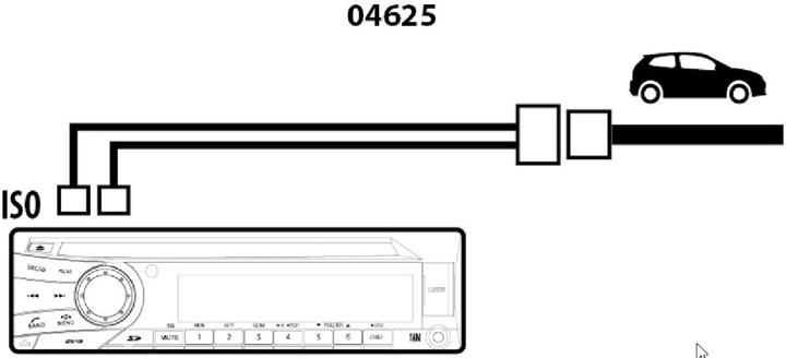 Produktbild Phonocar ISO Montagesatz Stromversorgung+Lautsprecher