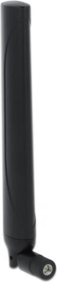 Produktbild Delock 5G/LTE-Antenne SMA, 2,3dBi schwarz, Kippgelenk (Lora, AM / FM, DVB-T, DVB-T2, 5G, GSM, UHF, VHF, 2G, GPS, DAB+)