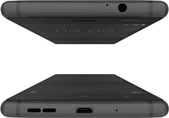 Image du produit Nokia 3 (16 Go, Noir mat, 5", Double SIM + SD, 8 Mpx, 4G)