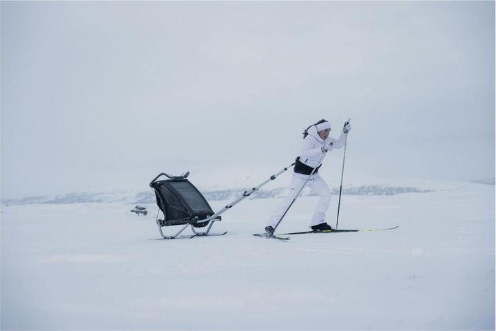 Actual product image Thule Ski set for Chariot Generation 2 trailer
