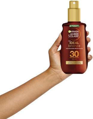 Productafbeelding Garnier Ambre Solaire Ideaal Brons (Zonnebrandolie, SPF 30, 150 ml, 150 g)