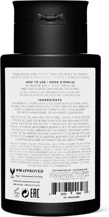 Actual product image Pestle & Mortar Clarify - Salicylic Acid Toner (Tonic water, 200 ml)