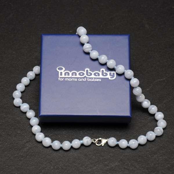 Produktbild 4mybaby Stillkette Blauer Chalcedon