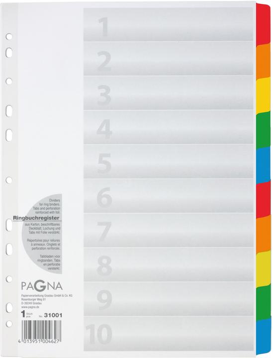 Immagine prodotto Pagna Registro dei numeri