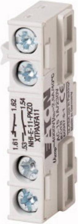 Image du produit Eaton 082882 NHI-E-11-PKZ0 Contacts auxiliaires à encastrer 250 V/DC 2 A 1 N.O., 1 N.F.
