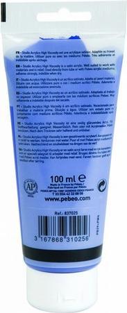 Produktbild Pebeo Studio Acrylics Feine Acrylfarben (Ultramarinblau hell, 100 ml)
