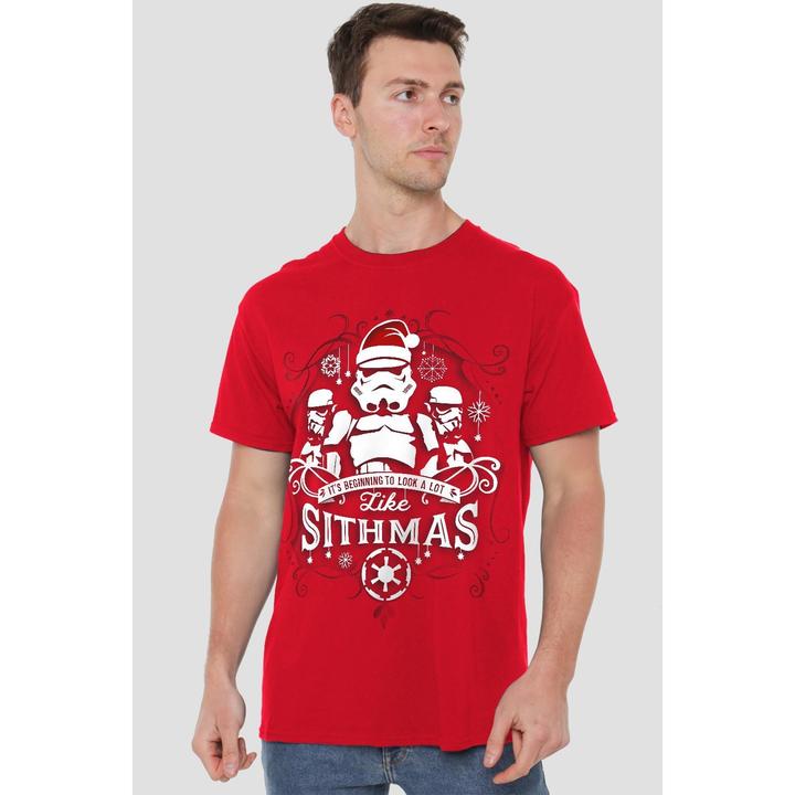 Produktbild Star Wars Beginning To Look A Lot Like Sithmus TShirt weihnachtliches Design (XL)