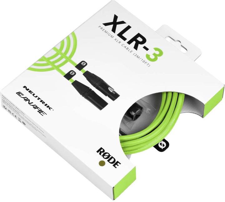 Actual product image RØDE XLR-3 Green (3 m, XLR)