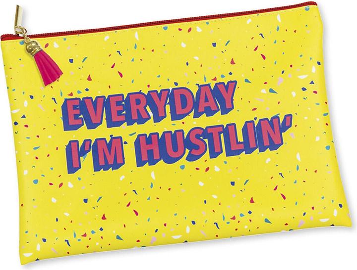 Produktbild The Vegan Cow Everyday I'm Hustlin' Federtasche