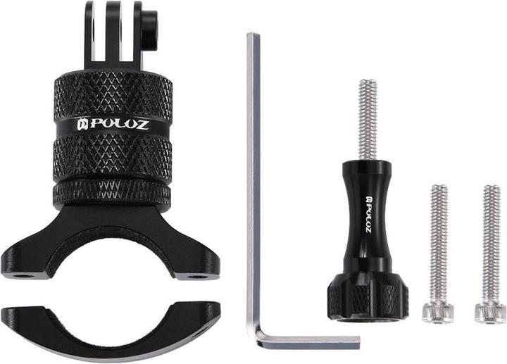Produktbild Puluz GoPro Aluminium Bike Halterung (Hero 9 Black, Hero 8 Black, Hero 7, Hero 10 Black, Hero 11 Black, Hero 12 Black, Hero 13 Black)