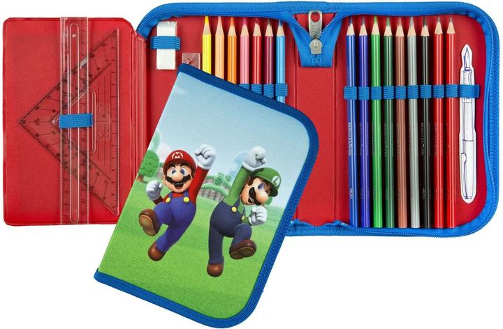 Produktbild Scooli Etui gefüllt Super Mario