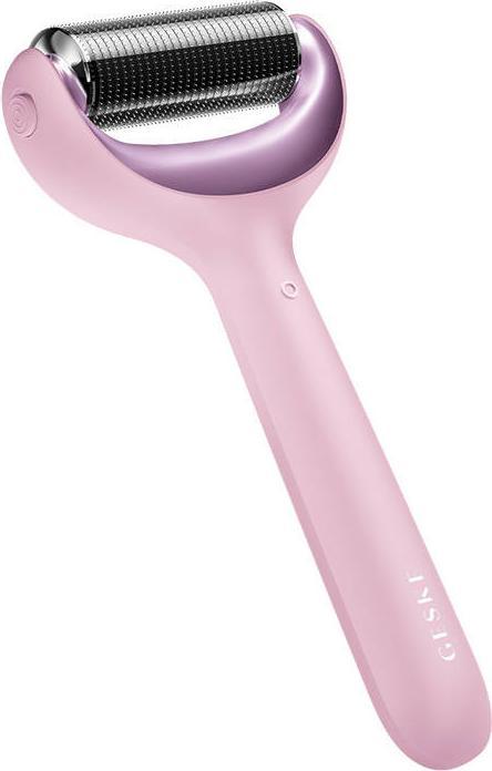 Produktbild Konjac Sponge Roller do mezoterapii igłowej twarzy i ciała 8w1 Geske z Aplikacja (różowy)