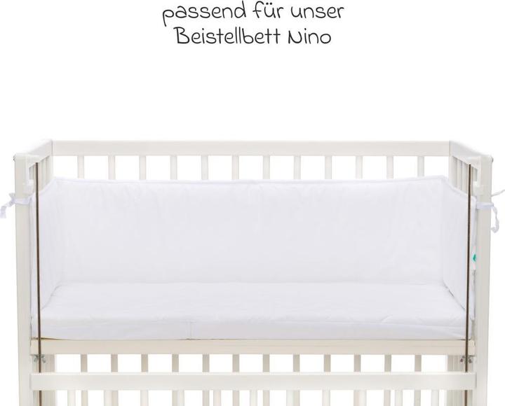 Produktbild Fillikid Babynestchen & Bettschlangen Nestchen für Beistellbett Nino 175 cm - Weiss