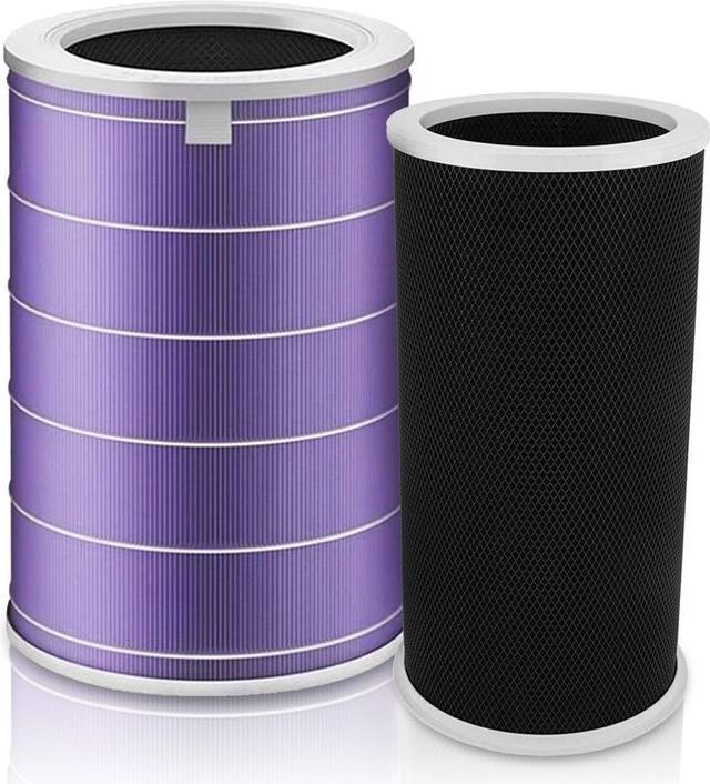 Hermex Kit de filtres HEPA et à charbon actif pour Xiaomi Mi Air Purifier 3C (1 x)