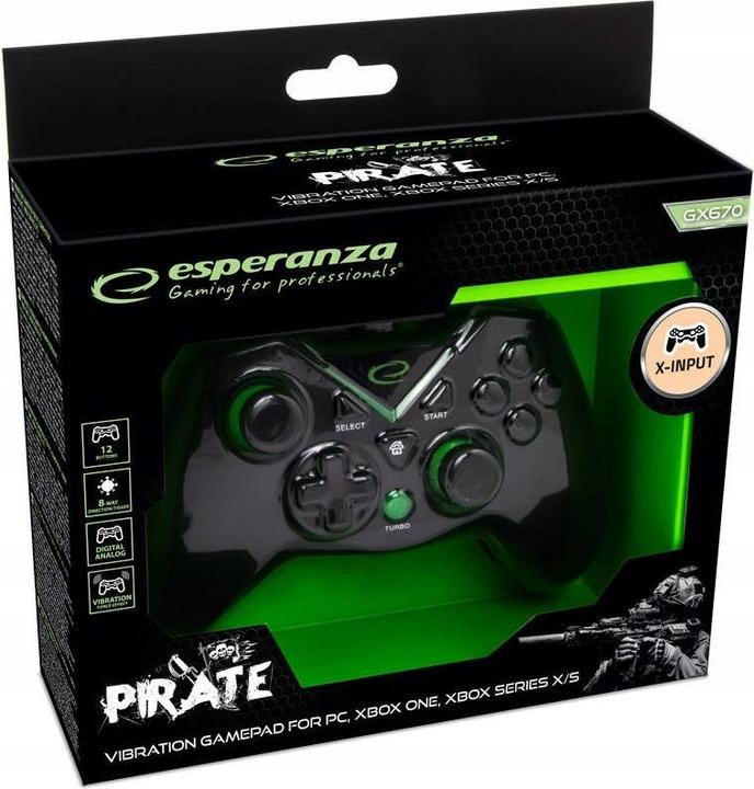 Produktbild Esperanza Gamepad-Computer EGG114K (Xbox Series X, Xbox Series S, PC, Xbox One S)