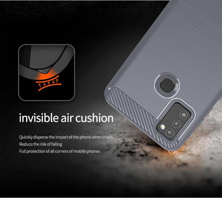 Produktbild Cadorabo TPU Ultra Slim carbon edelstahl Kombi Cover (Samsung Galaxy M51)