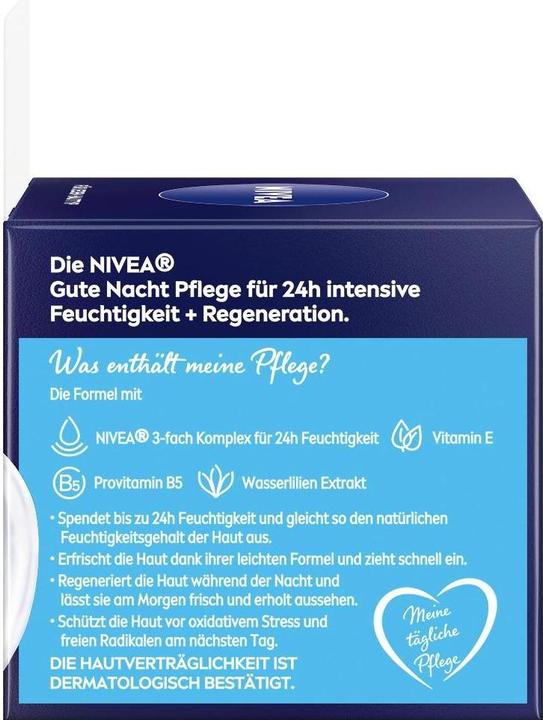 Productafbeelding NIVEA Goede nachtverzorging 24 uur hydratatie + regeneratie (50 ml, 24h crème)