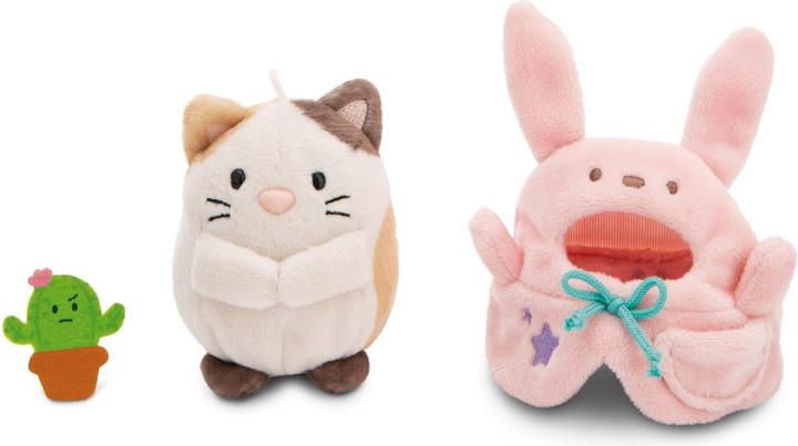 Productafbeelding NICI Mymochi set - Angy kat met cactus (8 cm)