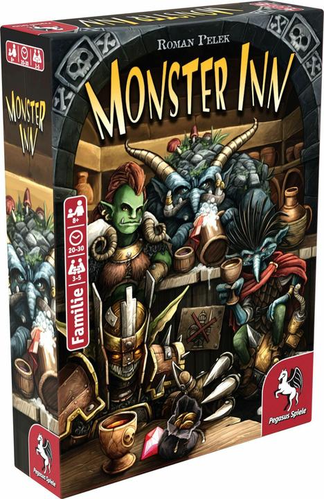 Image du produit Pegasus 18288G - Monster Inn, jeu de cartes, pour 3-5 joueurs, à partir de 8 ans (édition allemande) (Allemand)