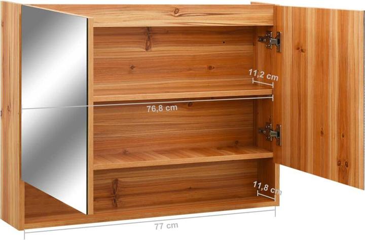 Immagine prodotto VidaXL Armadio a specchio (80 x 15 x 60 cm)