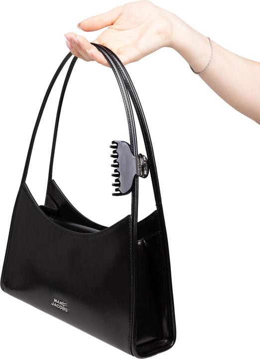 Produktbild Marc Jacobs the claw clip shoulder bag in brushed leather color black