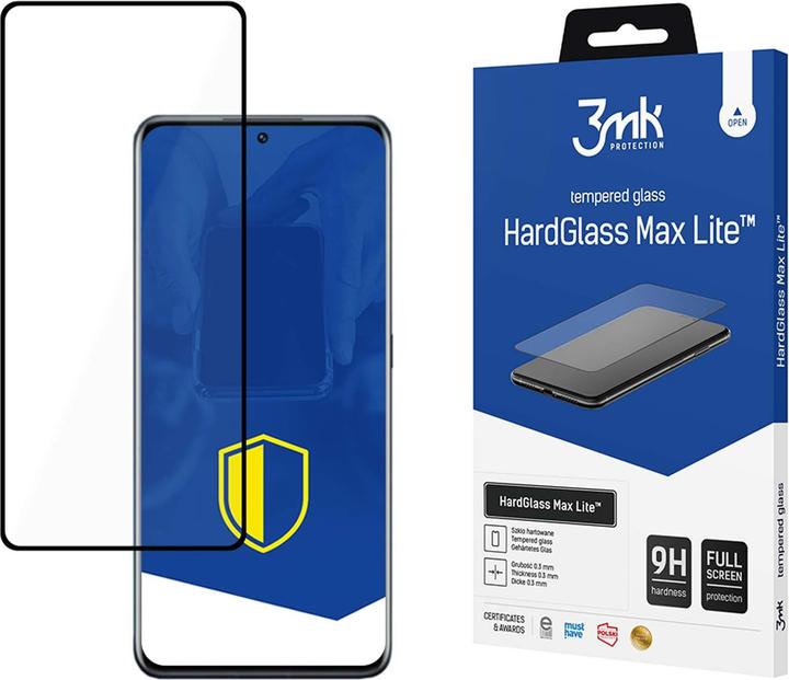 Image du produit 3MK Xiaomi 12/12X Juoda - HardGlass fait. Lite (1 pièce(s), Xiaomi 12, Xiaomi 12X)