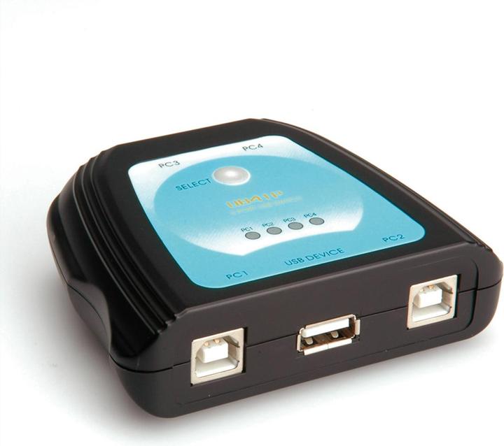 Produktbild Value Manueller USB 2.0 Druckerswitch, 4fach