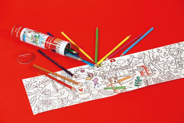 Immagine prodotto Caran d'Ache Swisscolor Metalldose Farbstifte (Multicolore, 18 x)