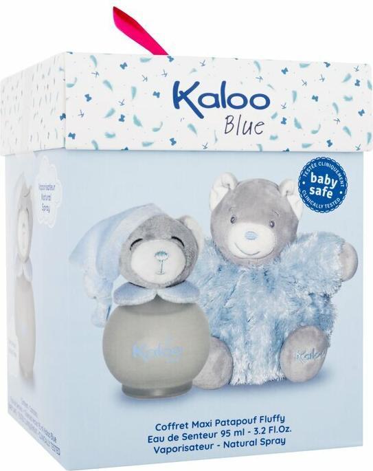 Immagine prodotto Kaloo Blu di Eau de Senteur Spray (senza alcool) + Orso peloso in omaggio 95 ml (Eau de toilette, 95 ml)