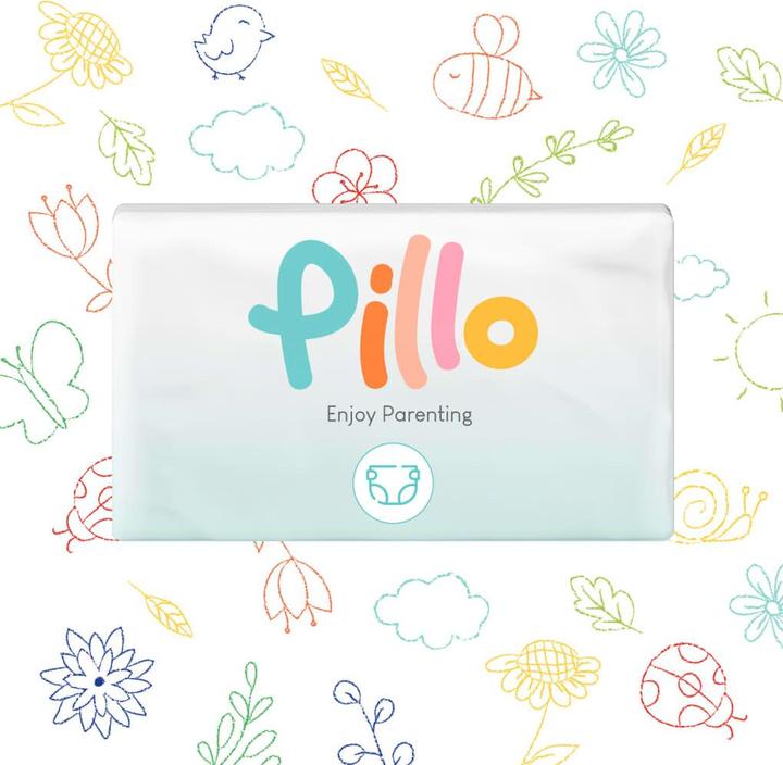 Actual product image Pillo Enjoy Parenting (Size 2, Monthly box, 186 Piece)