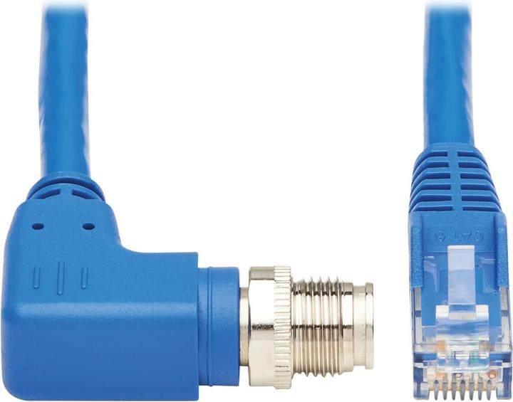 Immagine prodotto Eaton M12 X-Code Cat6 1G UTP CMR-LP Cavo Ethernet ad angolo retto M12m/RJ45m IP68 PoE Blu 2m (UTP, CAT6, 2 m)