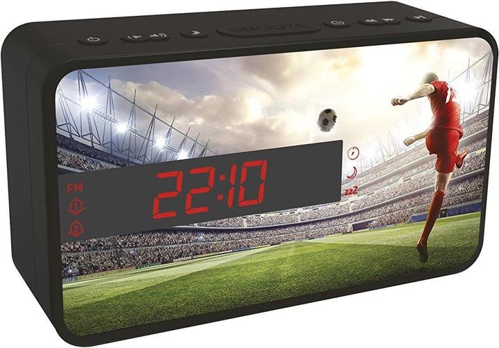 Bigben Dual Alarm Clock RR16 Soccer inkl. 3 front panel