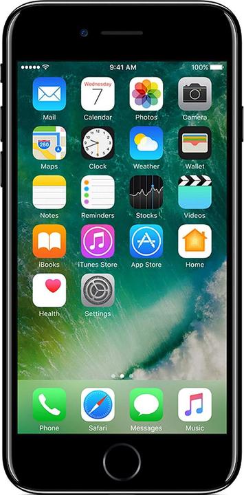 Actual product image Apple iPhone 7 (32 GB, Jet Black, 4.70", Single SIM, 4G)