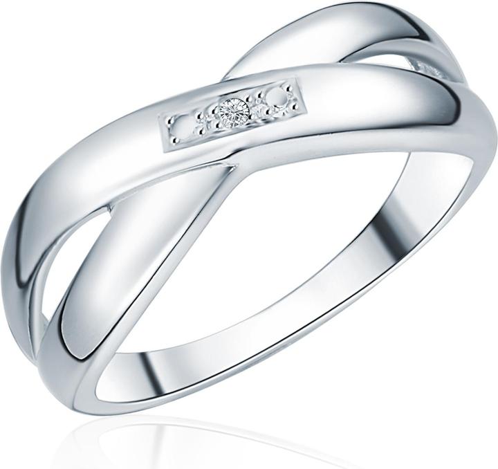 Lulu & Jane Sterling Silber Diamant silber - 33120