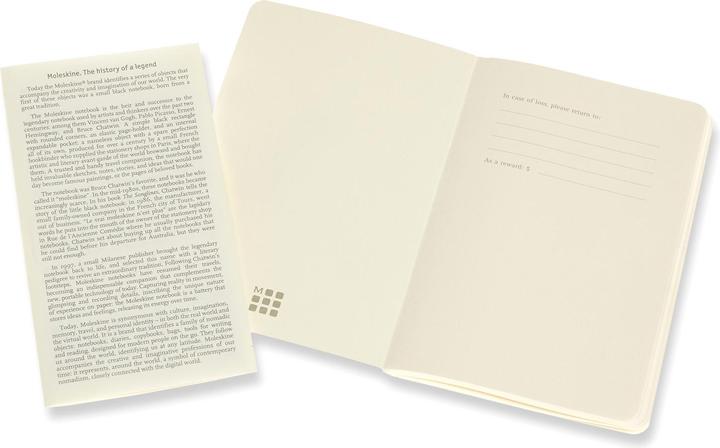 Image du produit Moleskine Volant (A6, Blanc, Couverture souple)