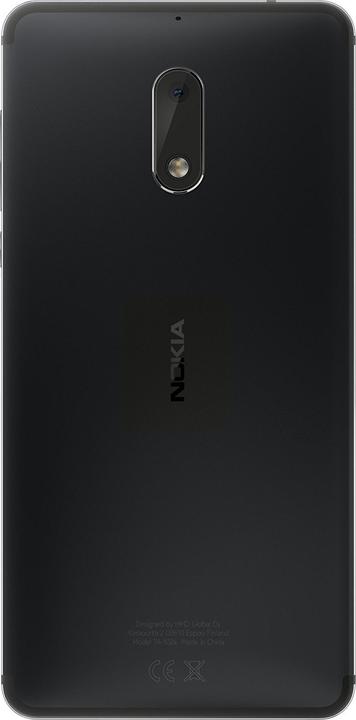 Image du produit Nokia 6 (32 Go, Noir mat, 5.50", SIM simple, 16 Mpx, 4G)