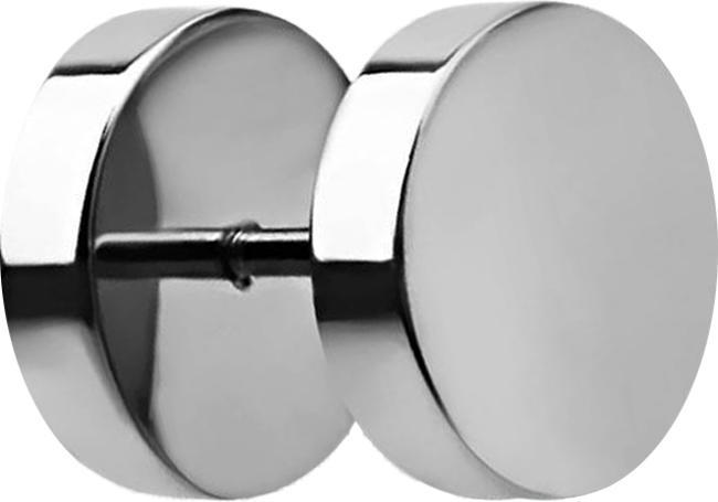 Star Piercing Fake Plug silber (Chirurgenstahl 316L)
