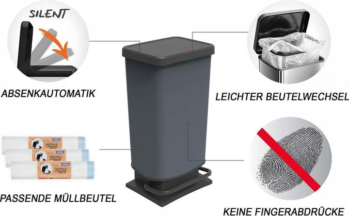 Produktbild Rotho Treteimer 40 l PASO (40 l)