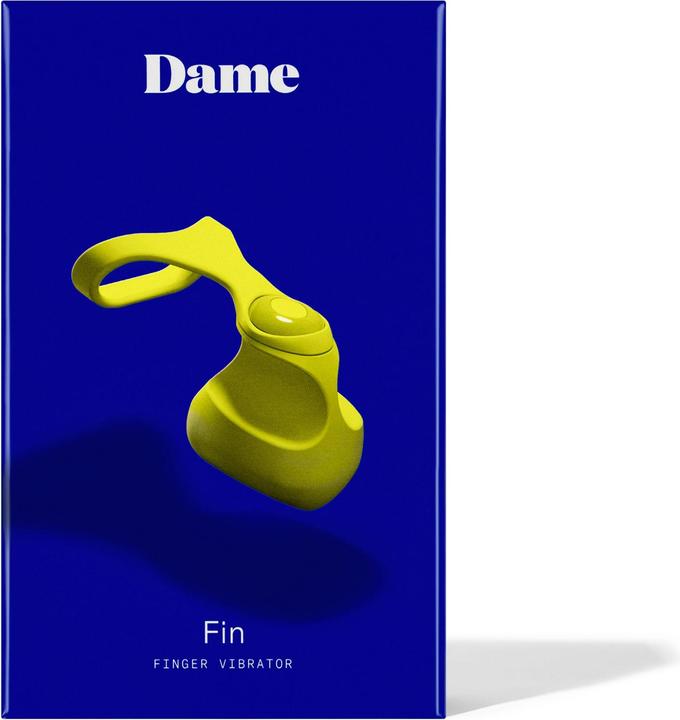 Image du produit Dame Products Fin Finger Vibrator Citrus