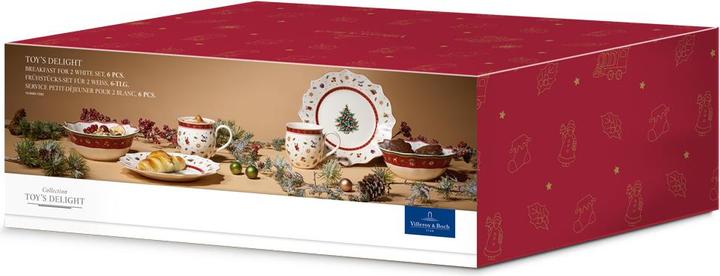 Produktbild Villeroy & Boch Breakfast for 2 weiss, Set 6tlg. Toy's Delight (6 Stück)