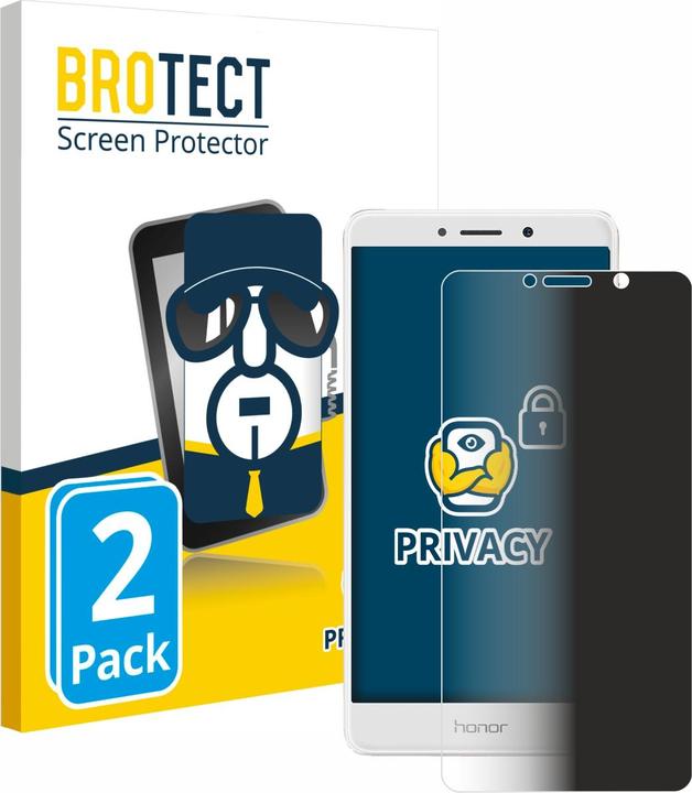 Actual product image BROTECT Anti-spy privacy film Blue light protection film (2 Piece, Fee 6X)