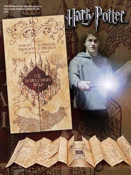 Produktbild Noble Collection Harry Potter Replik 1/1 Die Karte des Herumtreibers (Deutsch)
