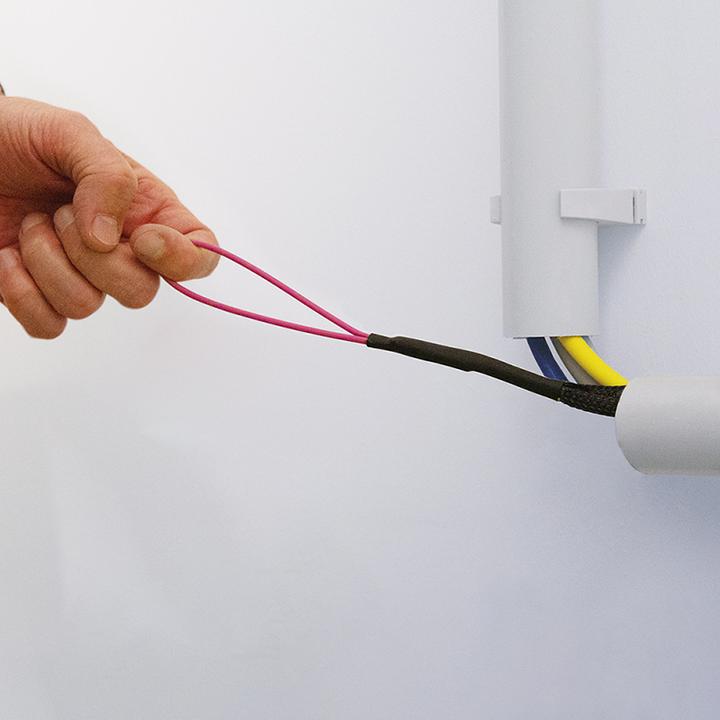 Actual product image LogiLink Fibre optic trunk cable U-DQ(ZN)BH, 4 fibres multimode OM4, LC/UPC - LC/UPC, 70 m (70 m)