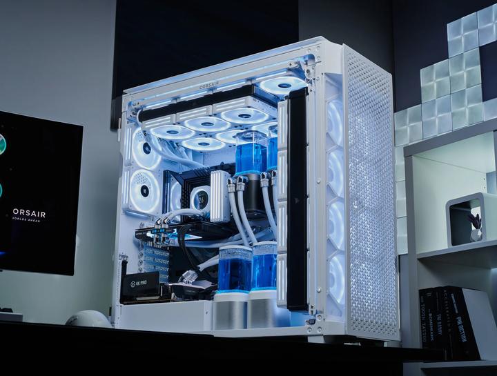 Image du produit Corsair Affaire iCUE 9000D RGB Airflow Tower TG white (E-ATX, ATX, SSI EEB, mATX)