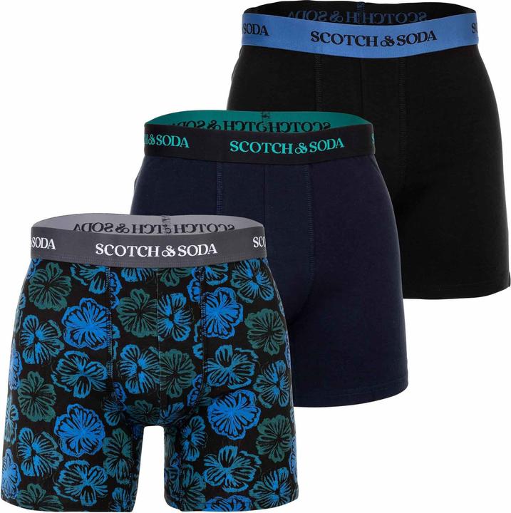 Scotch & Soda Cotton Stretch Boxer (M, pack of 3)