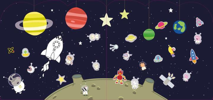 Actual product image Peppa Pig Stickers Painting Design
