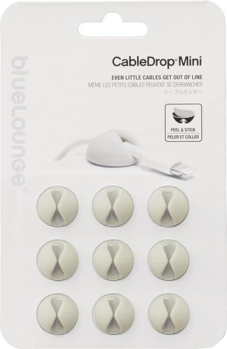 Produktbild BlueLounge CableDrop Mini, 9 Stück
